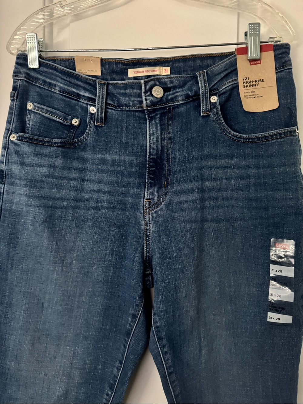 Levi’s 721 High Rise Size 31x28 Skinny Jeans